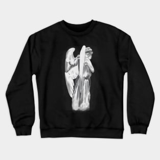 Weeping angel - Doctor Who - black Crewneck Sweatshirt